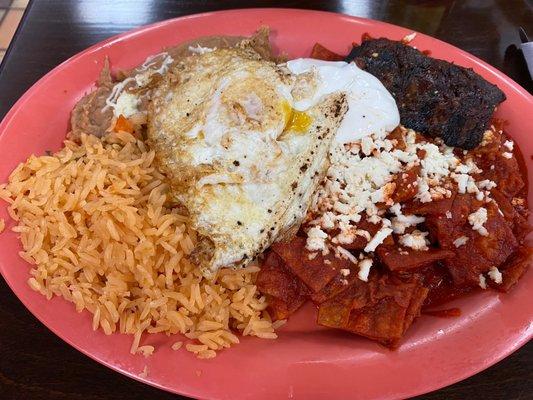 Chilaquiles rojos