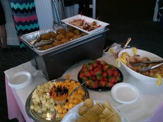 Some of the excellent food our private party enjoyed. Great job by the kitchen!