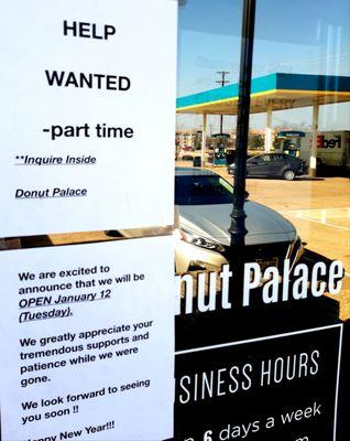 Help Wanted, Donut Palace, Rowlett, TX