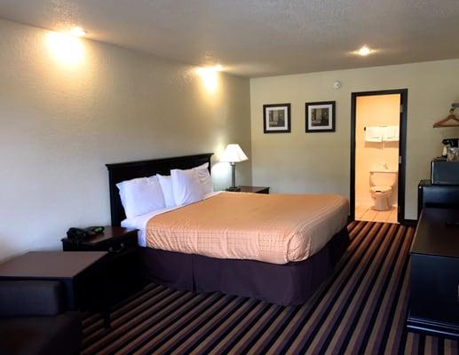 Enjoy our modern, king size guest room!