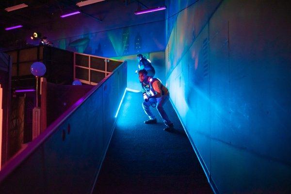 Syracuse's largest 3,500 sq. ft. two-story Laser Tag arena