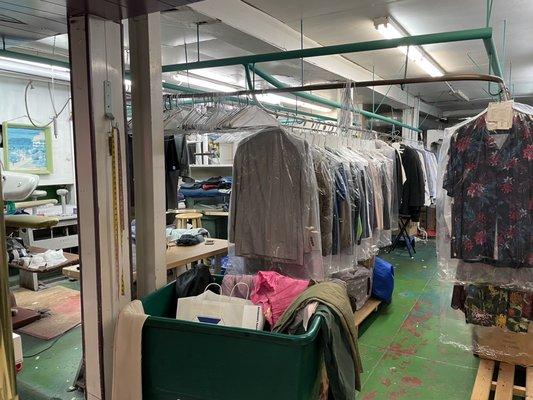 Alterations and drycleaning- busy shop