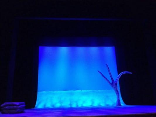 The set for "Waiting For Godoh."