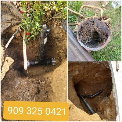 Cleanout installation and sewer repair