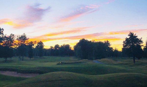 Beautiful summer sunset captured from our patio area.