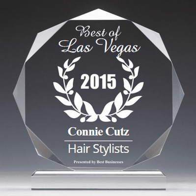 Connie Cutz has been selected as the 2015 Best Business of Las Vegas in the category of Hair Stylists.