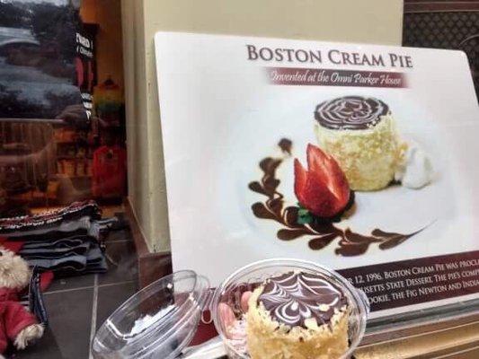 Original area where Boston cream pie was originally made