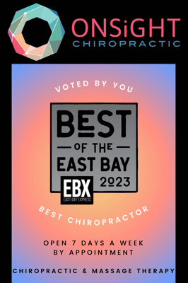 Voted Best Chiropractor of the East Bay 2023