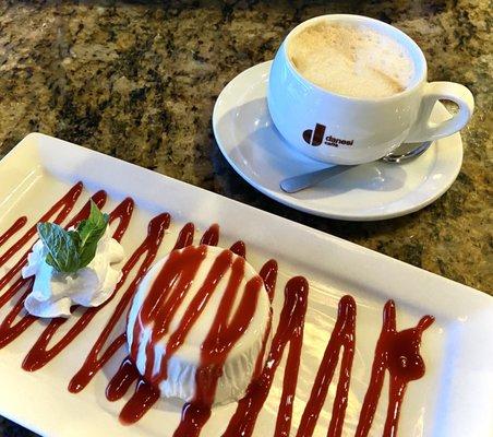 Panna Cotta and Cappuccino