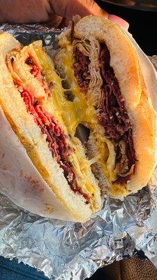 Turkey, Pastrami, Egg & Cheese