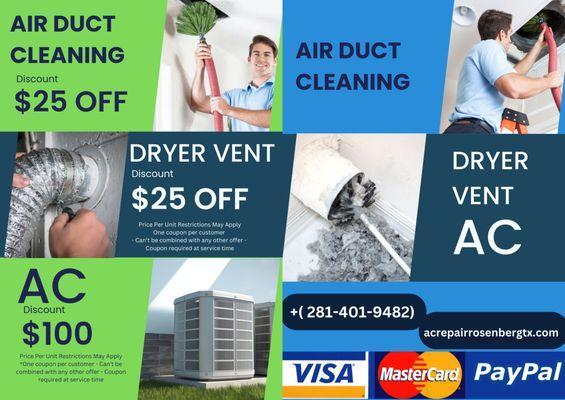 Air Duct Cleaning Rosenberg Texas