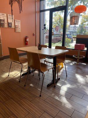 Halloween Decorated Seating Area