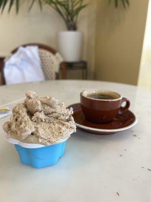 Tiramisu gelato, doppio espresso