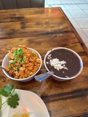 Rice and black beans