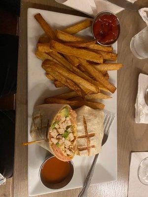 Chipotle chicken wrap