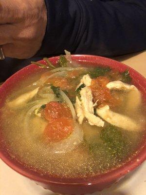 Caldo de pollo