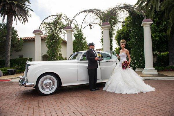 1962 Rolls classic wedding limo