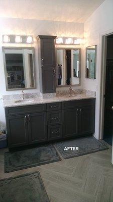 We are happy with David's work on our master bath.