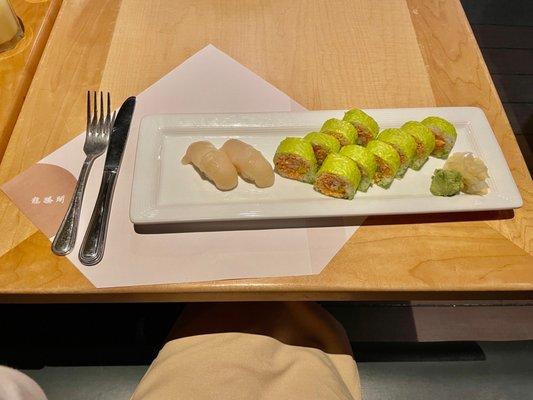 Celtic Maki  -- so refreshing with the mango. This just melts in your mouth