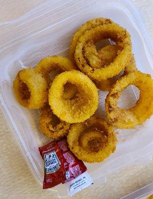 Side order of onion rings! So. Damn. Good.