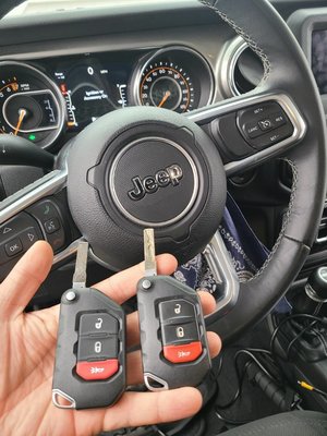 Made new keys for jeep