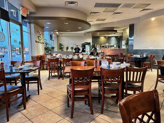 Interior for some of the dining area.