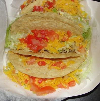 Hard Shell Chicken Tacos