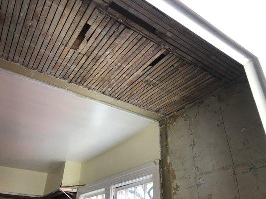 Plaster repairs