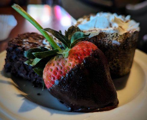 Mother's Day Buffet - Chocolate Covered Strawberry, Brownie, Coffee Cake Cup