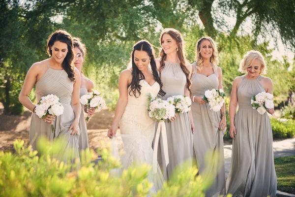 Bridal party | Las Vegas wedding