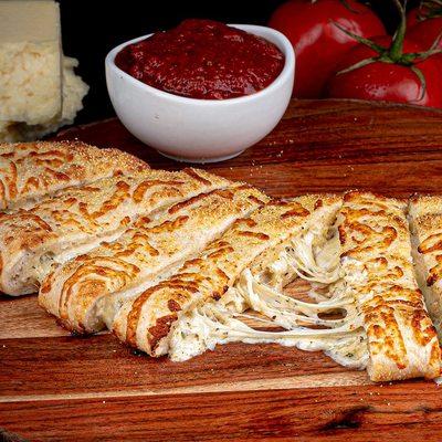 Garlic Stuffed Cheesy Bread 9