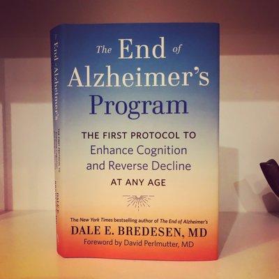 Marama follows Dr. Dale Bredesen's protocol in this book!