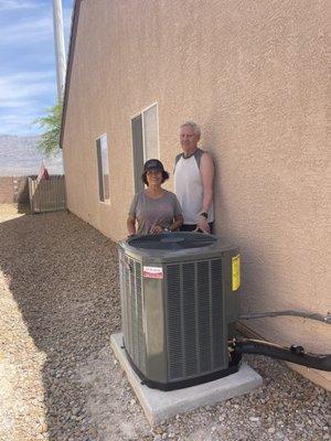 Nhi & Mike 
Are extremely happy with their brand new Trane system installed by OTSA.