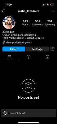 I have no idea what's going on with the owner of this place called Champions Boxing on 1250 Washington st in Boston Massachusetts 02118.