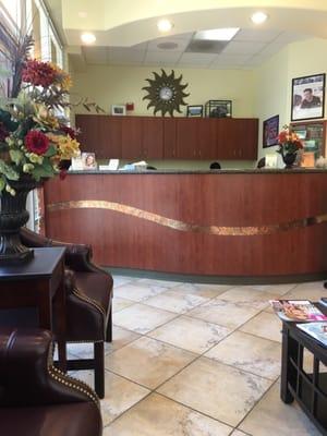 The front desk waiting room!