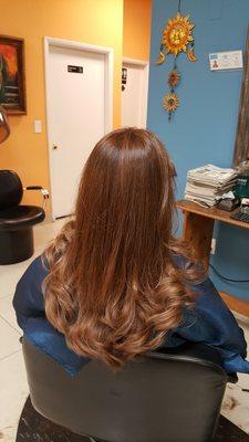 Color and haircut by marinellagarrett.