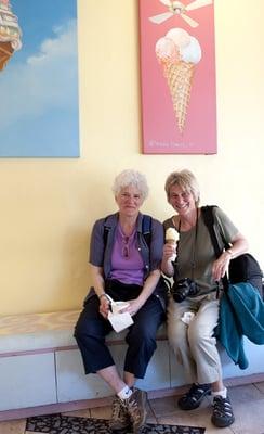 Happy customers ending the tour with our usual - the best ice cream in the world :)