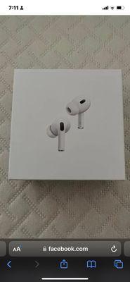 A new in box AirPods air pro, 1st gen.