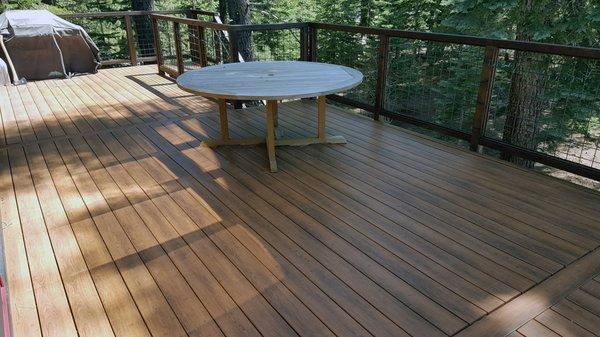 Zuri Walnut Deck - Truckee, CA at 7800′ elevation