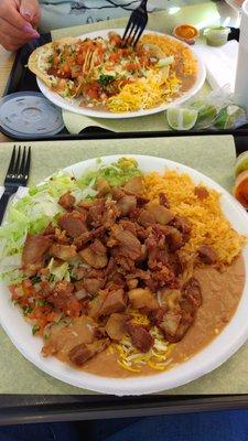 Carne Asada plate