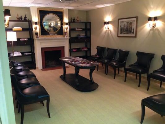 Waiting room of our Wellesley office