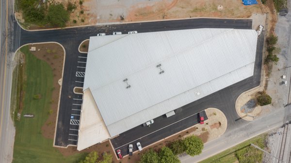 Aerial View of our 62,000 square foot indoor self-storage facility