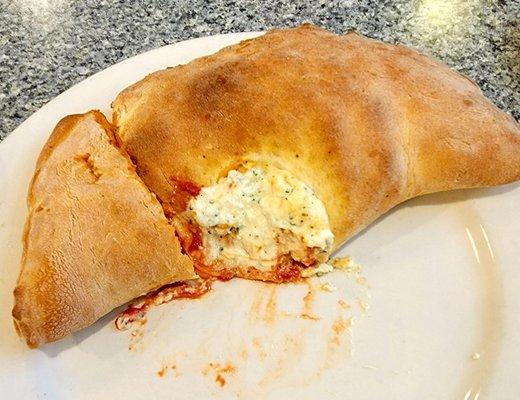 Cheese Calzone at La Hacienda Brighton