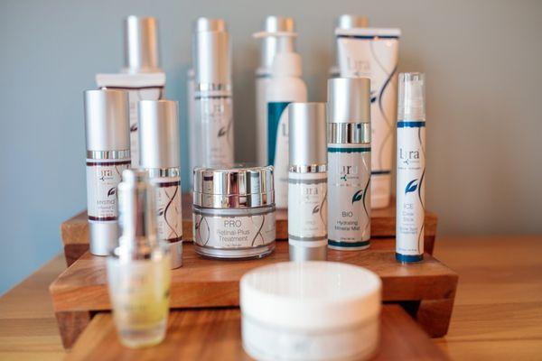 We carry the full Lira clinical skin care line for purchase in studio or via our online store.