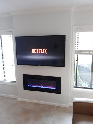 Custom electric fire