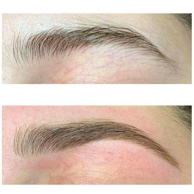 Gorgeous eyebrow shaping