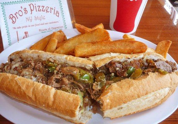 Bro's Cheese-Steak Sammich! One of my favorites!