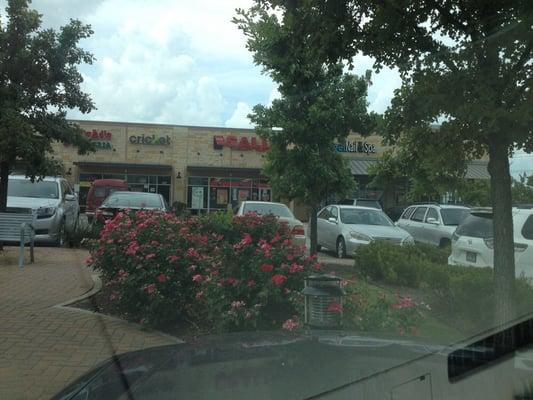 8 businesses & 4 parking spots. Ok, not 4... But, not enough! Lol