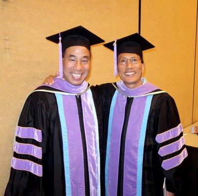 Dr.Ng(on the right) received his Fellowship & Mastership w/ Acad. of General Dentistry. Less than 1% of dentists in the USA have this honor!