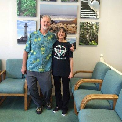 Dr. Bill and Dr. C. have been married for over 30 years.